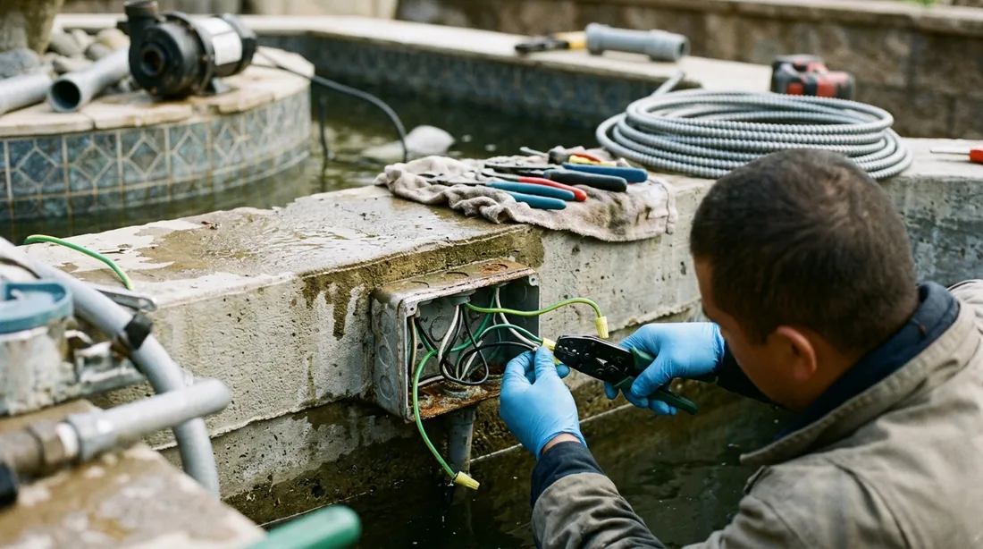 Rewiring, fixture replacement and control repairs — Tucson, AZ