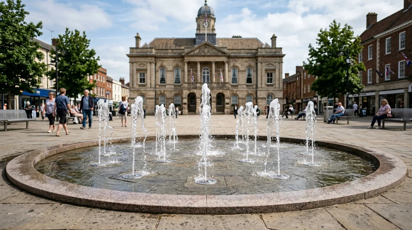 The finished result of professional water feature repair: the completed work looking clean, correct — Tucson, AZ